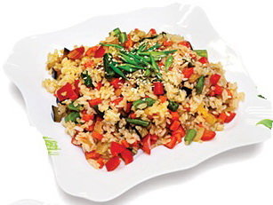 Рис по-тайски с овощами