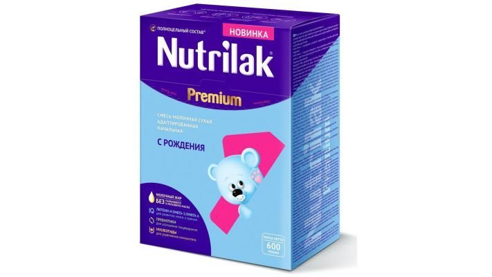 Молочная смесь [Нутрилак Premium 1 0-6 месяцев, 600 г, 1 шт.]