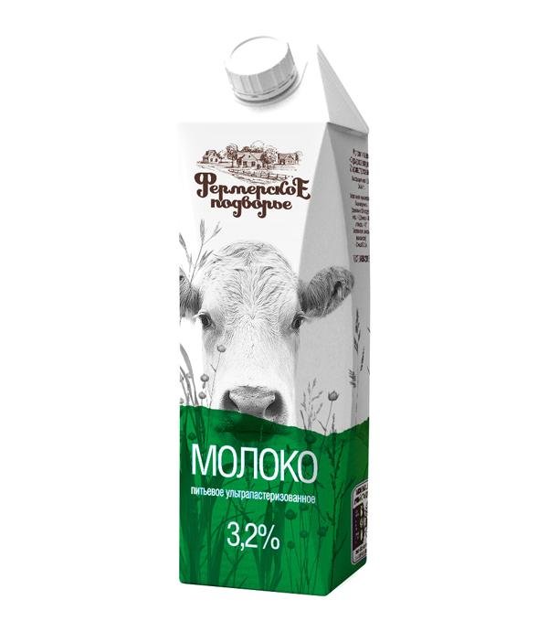 Молоко «Фермерское подворье» 3.2%