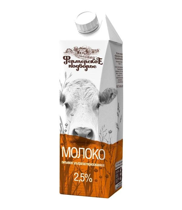 Молоко «Фермерское подворье» 2.5%
