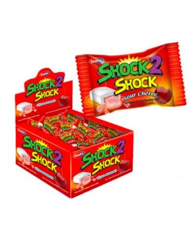 Жвачка «Shock 2 shock» (Вишня) 5 гр