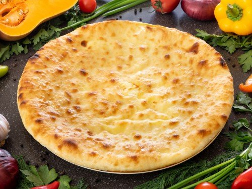 Пирог с капустой и осетинским сыром 1000 гр. / 32 см.