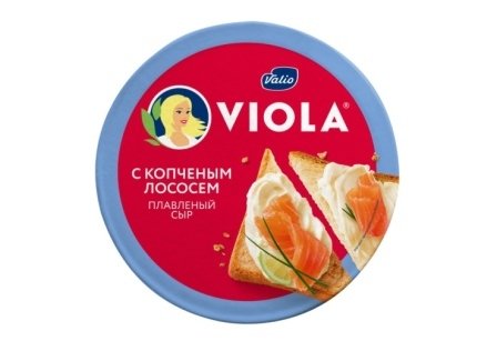 Сыр плавленый "Виола" порц С копченым лососем с м.д.ж. 45% 130 г. 24284
