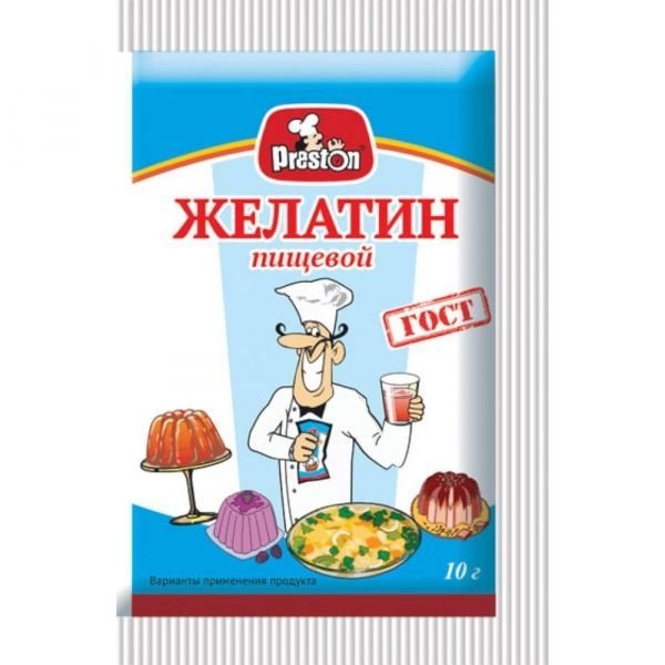 Желатин ПРЕСТОН пищевой 10 гр.  21323