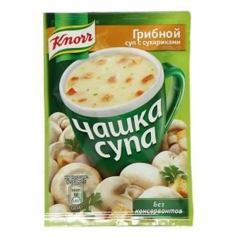 Сухая смесь "Чашка супа" (грибной суп с сухариками), 15,5 г 9842