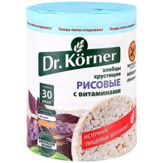 Хлебцы Dr. Corner Рисовые с витаминами 100 г. 20546