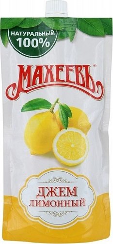Джем "МАХЕЕВ" лимонный 300 г. (пакет) 18998