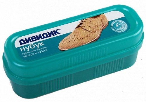 Губка для обуви ДИВИДИК Нубук 14549