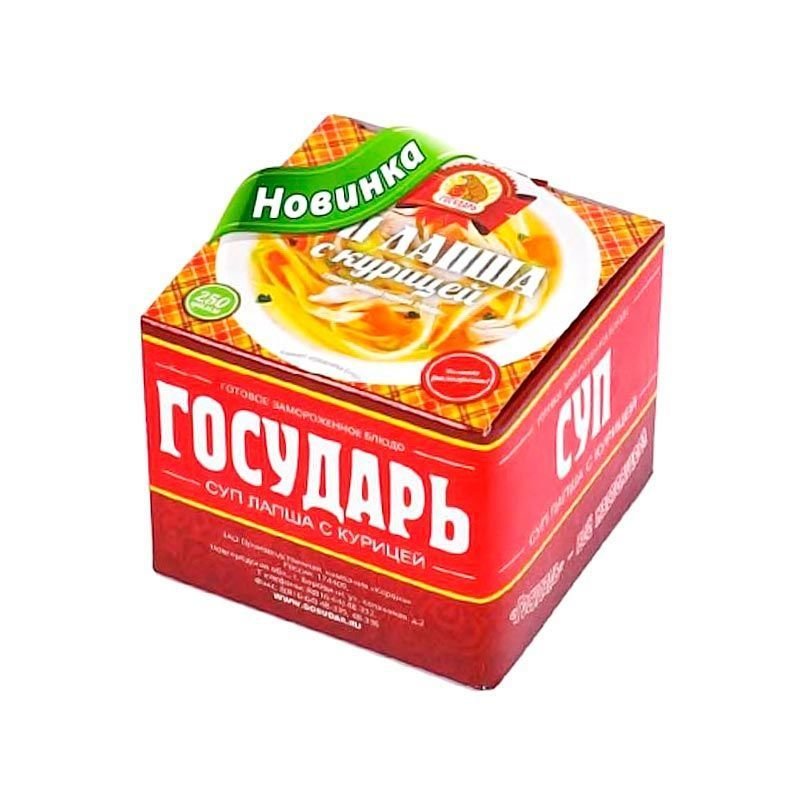 Суп ГОСУДАРЬ лапша с курицей 250 гр. 17856