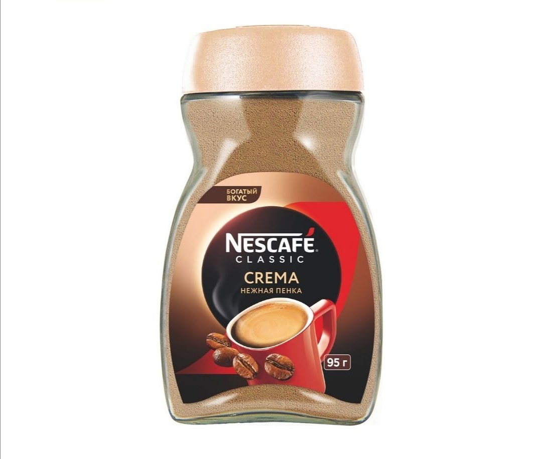 кофе нескафе классик крема 95 гр