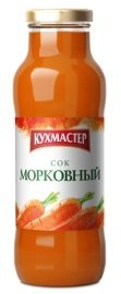 Сок КУХМАСТЕР Морковный с мякотью 250 мл ст/б 13645