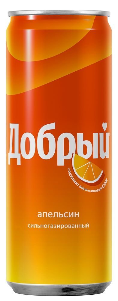 Напиток ДОБРЫЙ Апельсин + витамин С 0,33л ж/б 25706