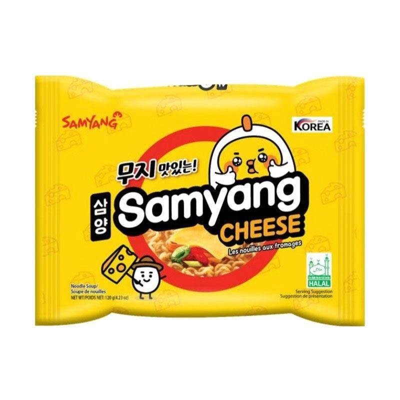 Корейская лапша Samyang Cheese со вкусом сыра.