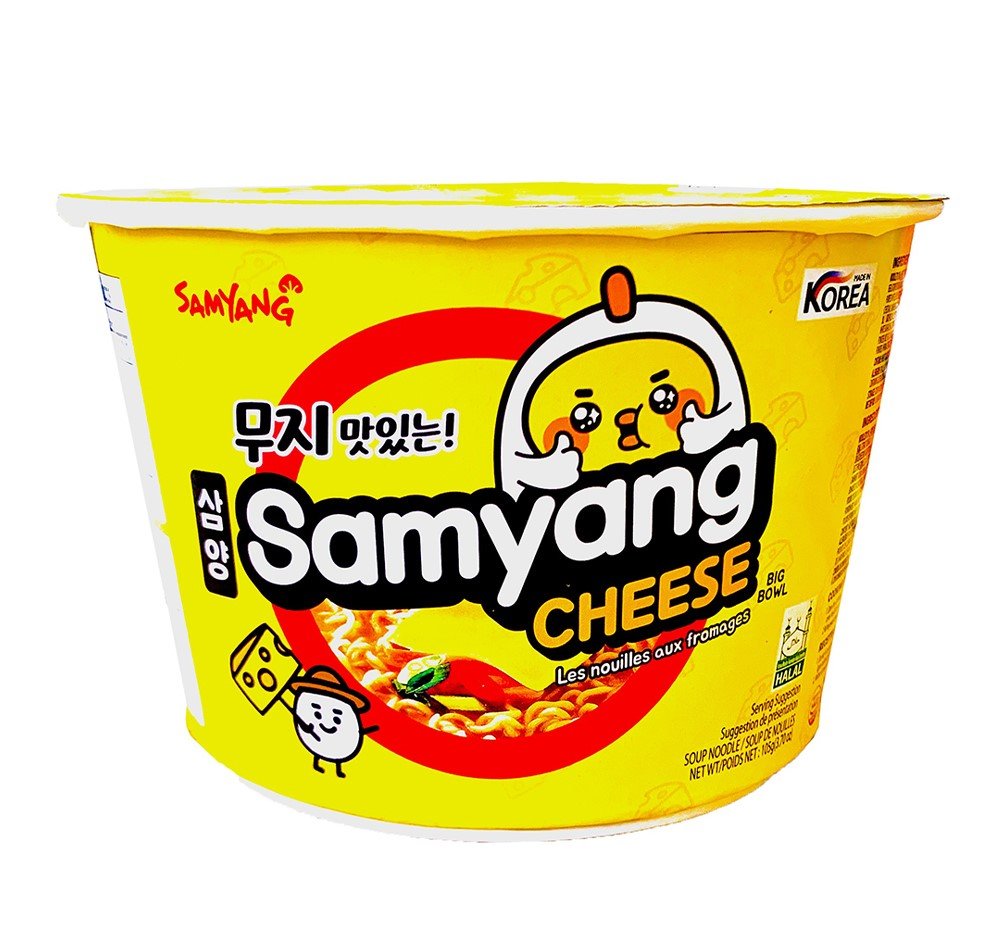 Лапша "Samyang" со вкусом сыра Cheese big bowl.