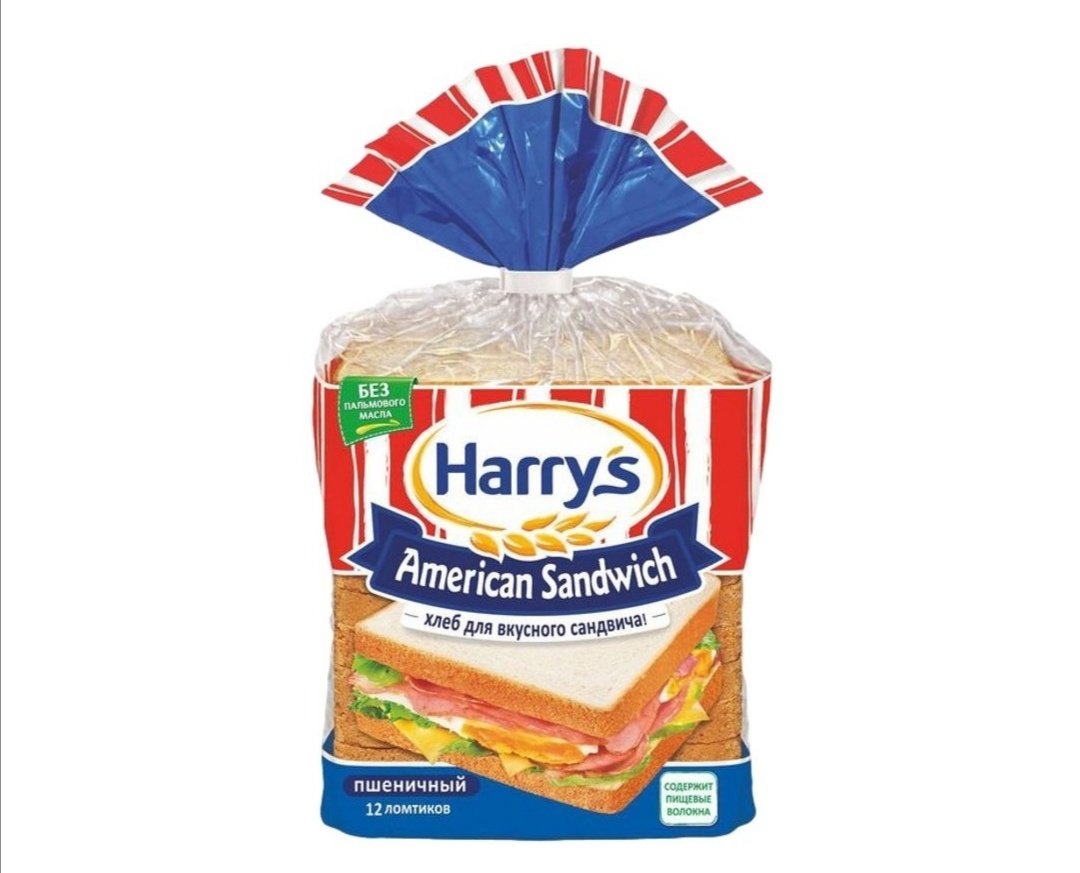 хлеб харрис американ 470 гр сэндвичный