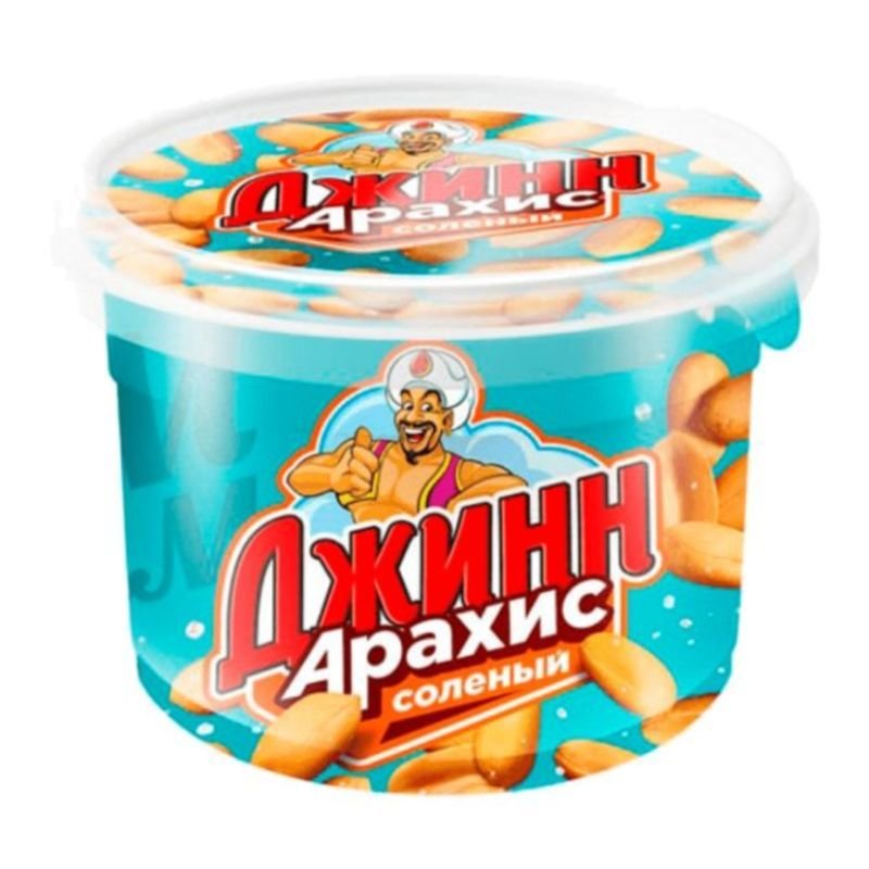Арахис жареный соленый ДЖИНН 130 гр. 26521