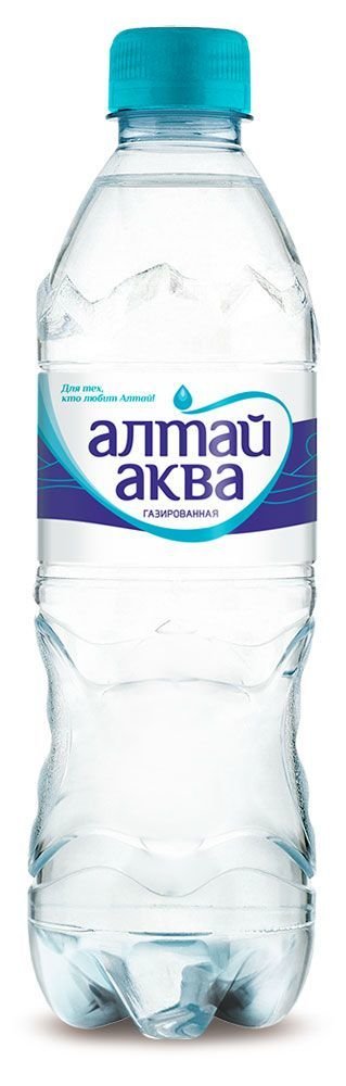 Вода АЛТАЙ АКВА питьевая газированная, пл/б, 0,5 л 1562
