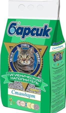 Наполнитель для кошачьих туалетов "Барсик. Стандарт" 4,54 л. 17003