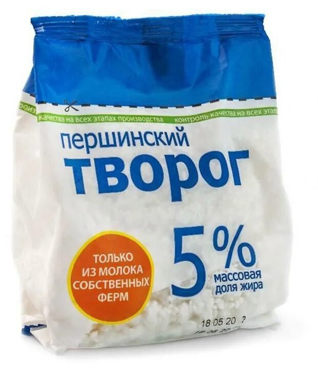 творог першинский 380 гр 5%