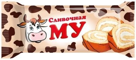 Рулет бисквитный СЛИВОЧНАЯ МУ 145 гр. 15792