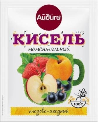 Кисель АЙДИГО моментальный плодово-ягодный 30 гр 26995