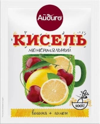 Кисель АЙДИГО моментальный вишня+лимон 30 гр 26998