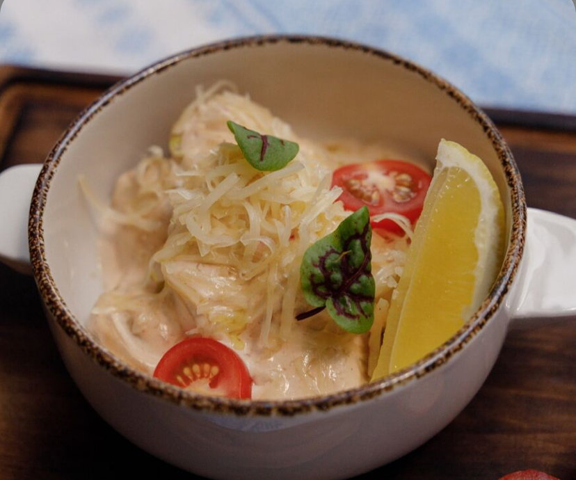Паста с кальмаром