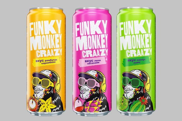 FUNKY MONKEI 0,45л в ассортименте