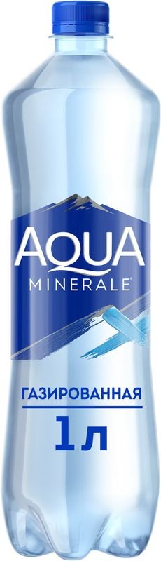 Вода Aqua Minerale питьевая газированная 1л