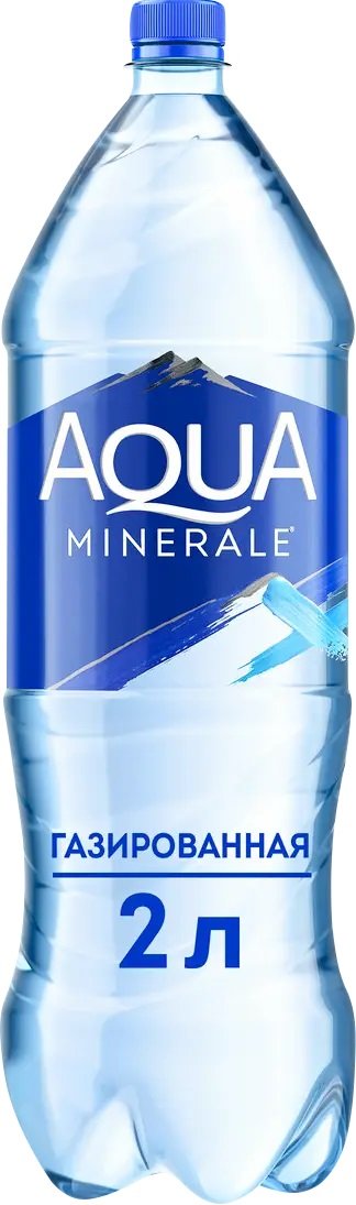 Вода Aqua Minerale питьевая газированная 2л