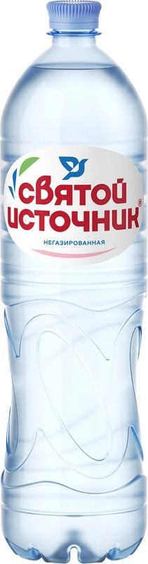 Вода Святой источник питьевая негазированная 1.5л