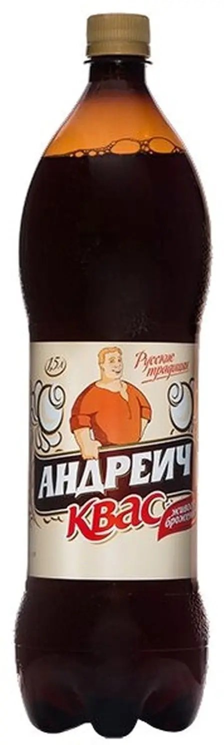 Квас Андреич ржаной живого брожения 1,5л