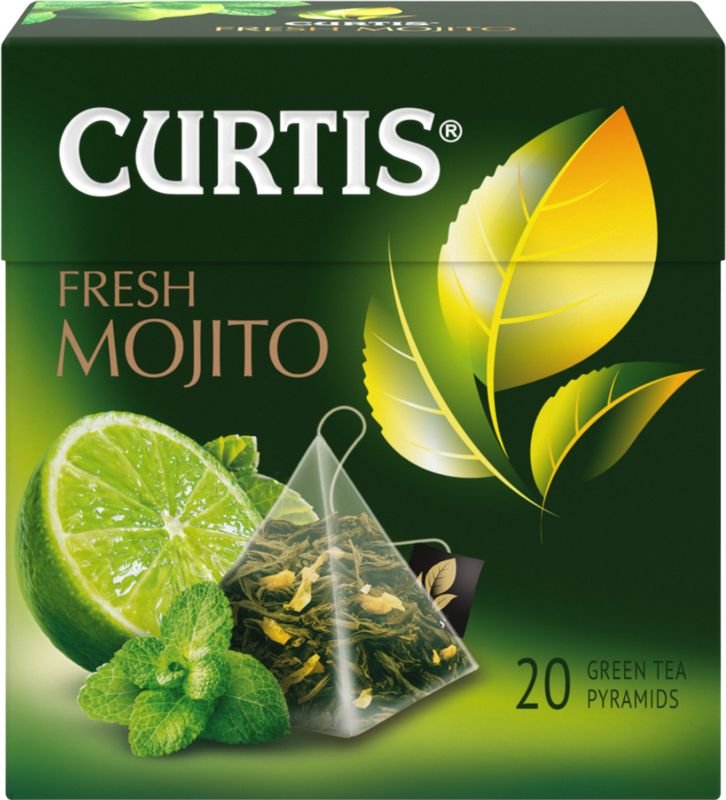 Чай зеленый Curtis Fresh Mojito 20пак