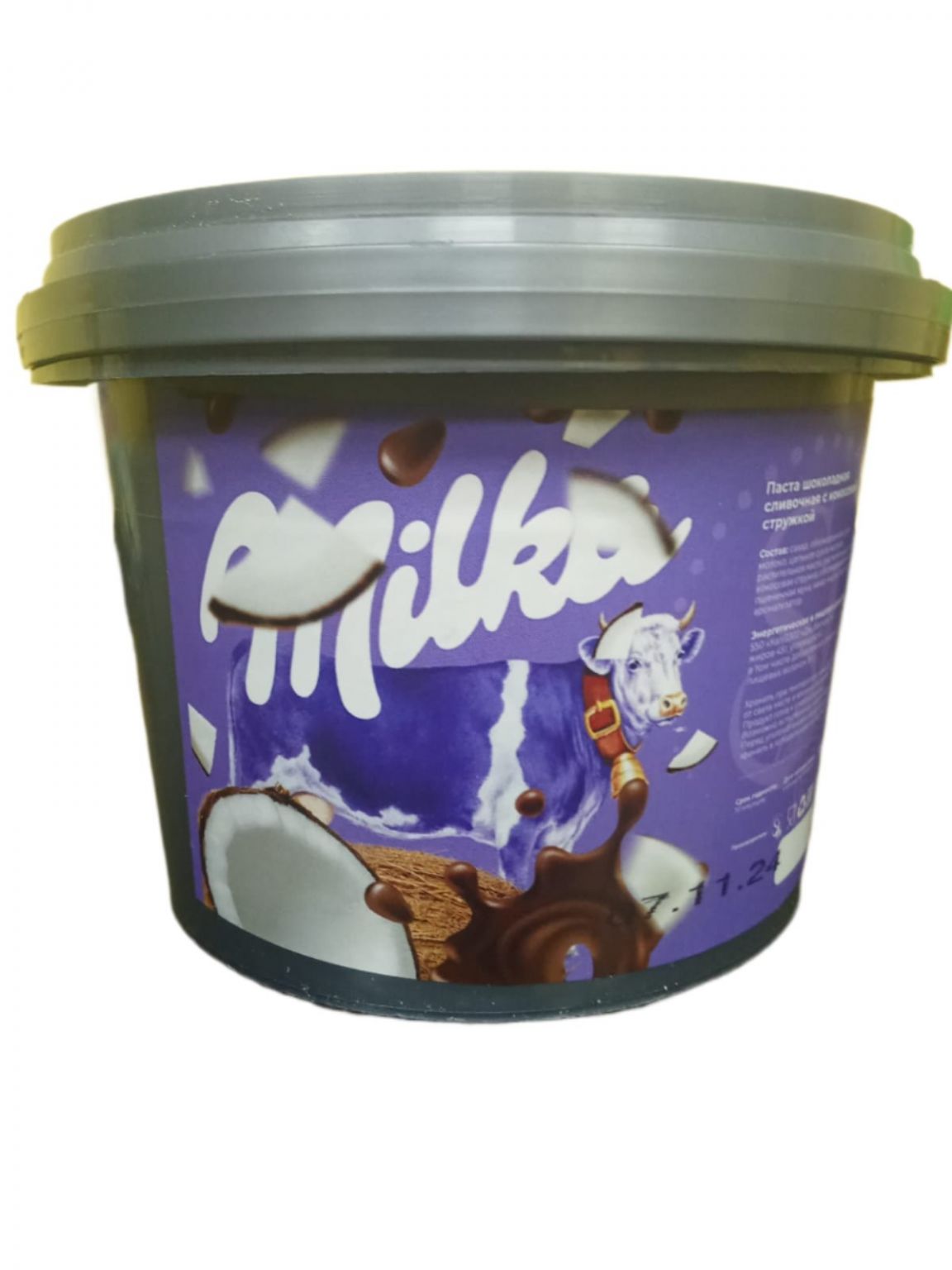 Шоколадная паста Milka сливочная с кокосовой стружкой