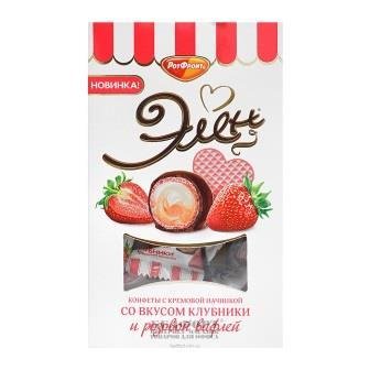 Конфеты ЭЛЕН со вкусом клубники 98 гр РотФронт 14775
