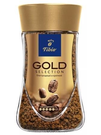 Кофе натуральный растворимый ТИБИО ГОЛД СЕЛЕКШН ст/б, 95 г. 230