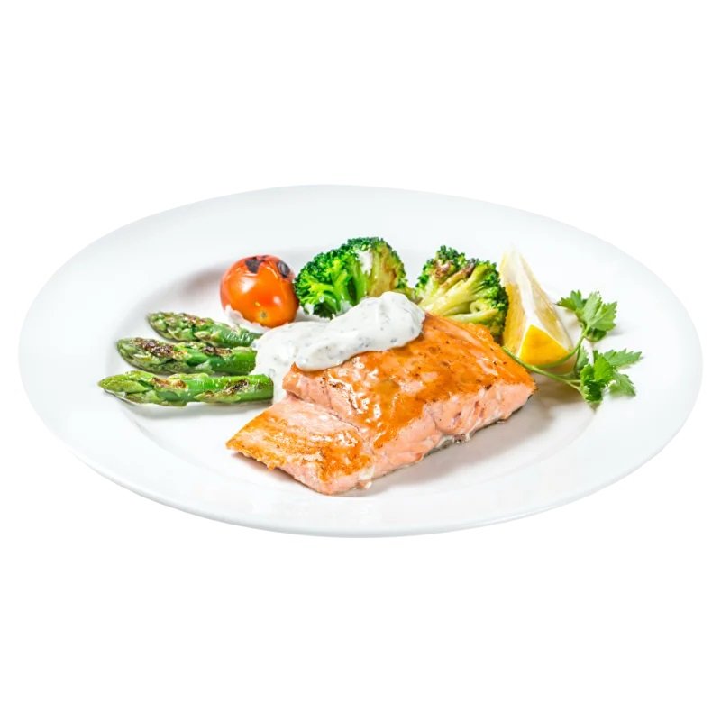 Филе лосося с овощами 250г