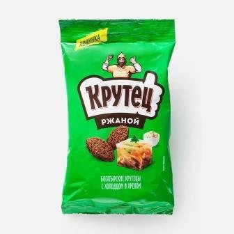 Сухарики КРУТЕЦ холодец с хреном 100 гр 6740