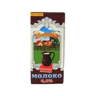 Молоко питьевое ВКУСНЯЕВ у/пастер. с м.д.ж. 3,2%, 1 л 662