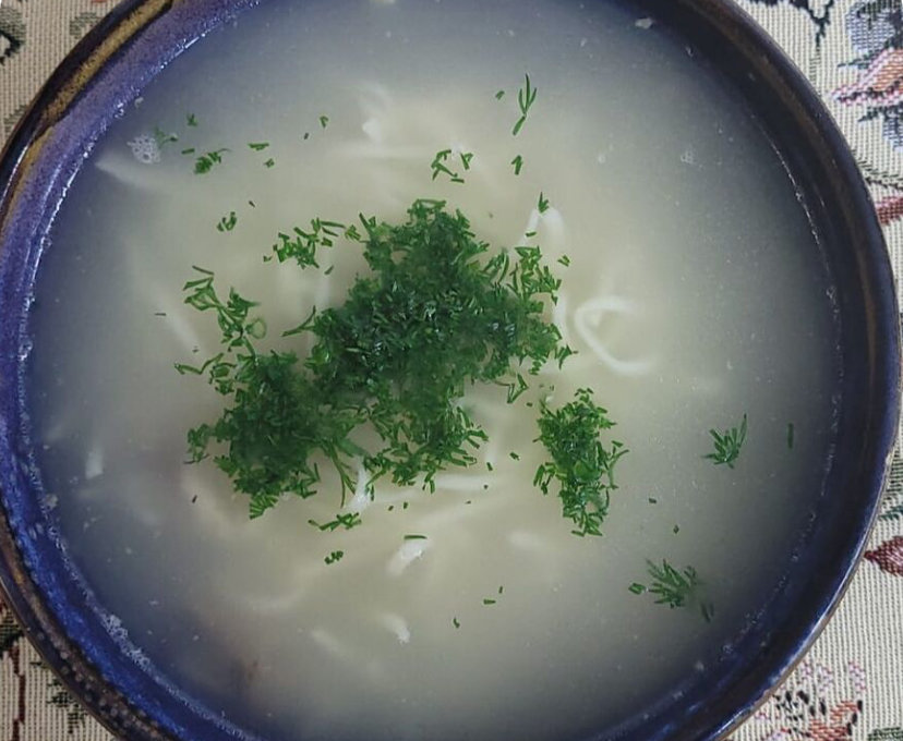 Суп лапша домашняя с курицей