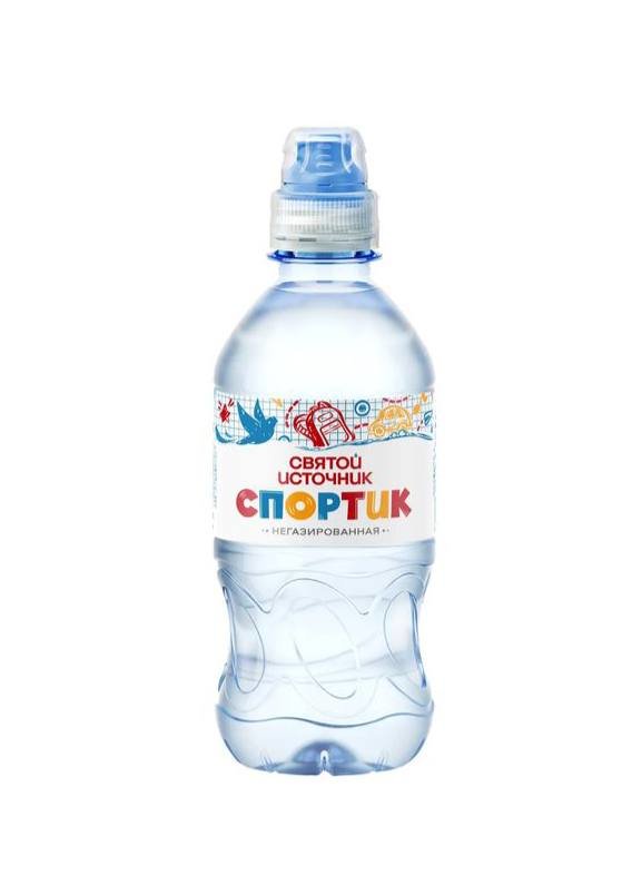 Вода Святой Источник питьевая Спортик негазированная 330 мл