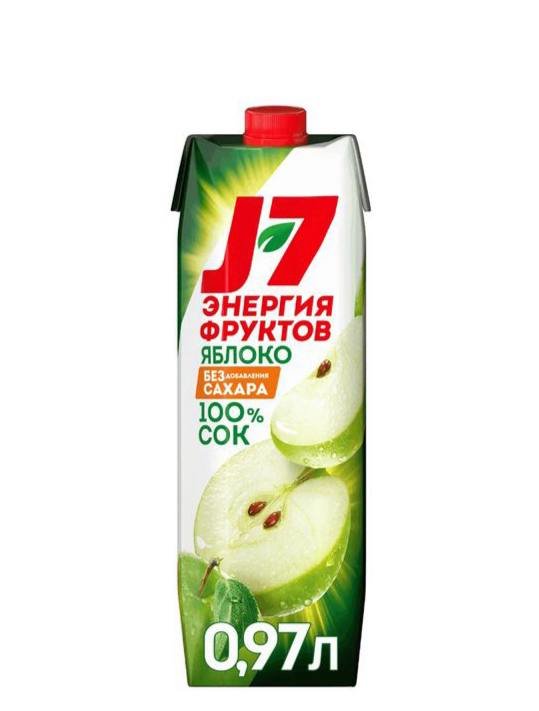 Сок J7 яблочный 970 мл