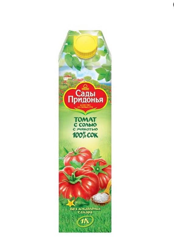 Сок Сады Придонья Томатный 1 л