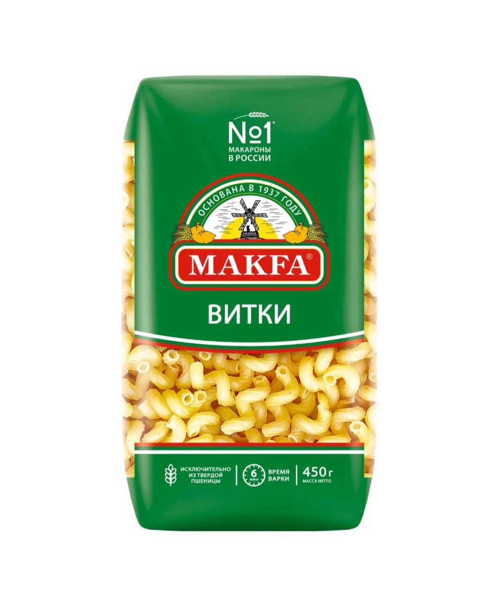 Макароны Makfa Виток 450г