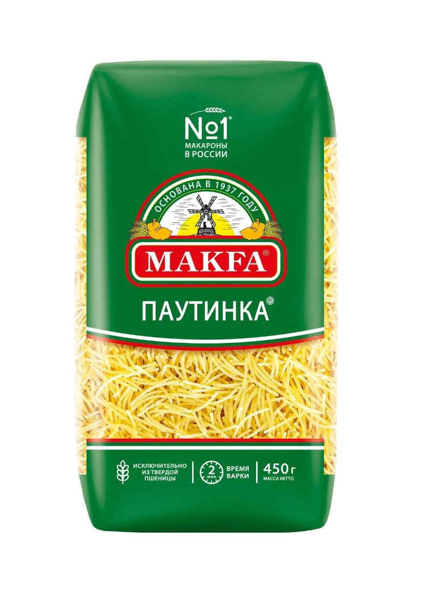 Макароны Makfa Паутинка 450г