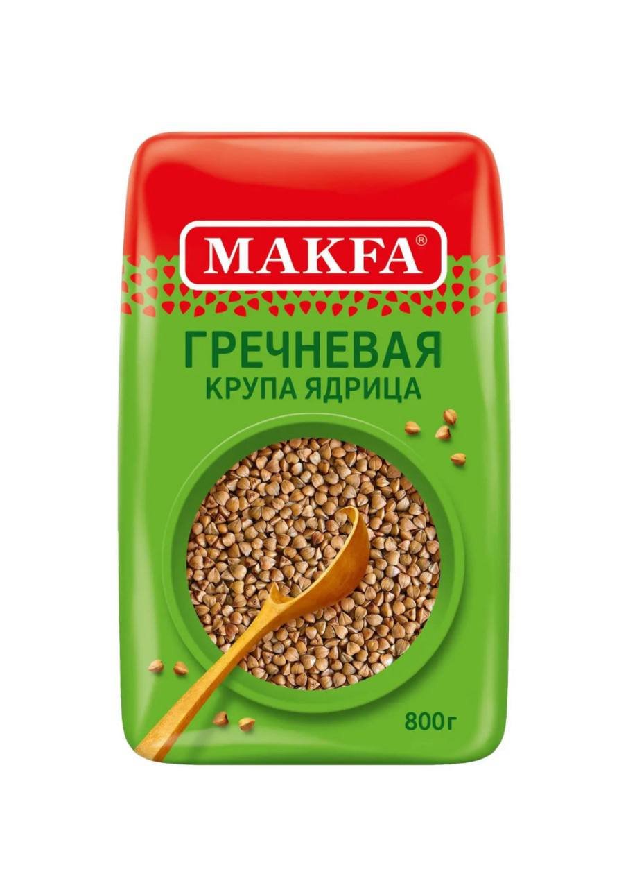 Крупа Makfa Гречневая ядрица 800г