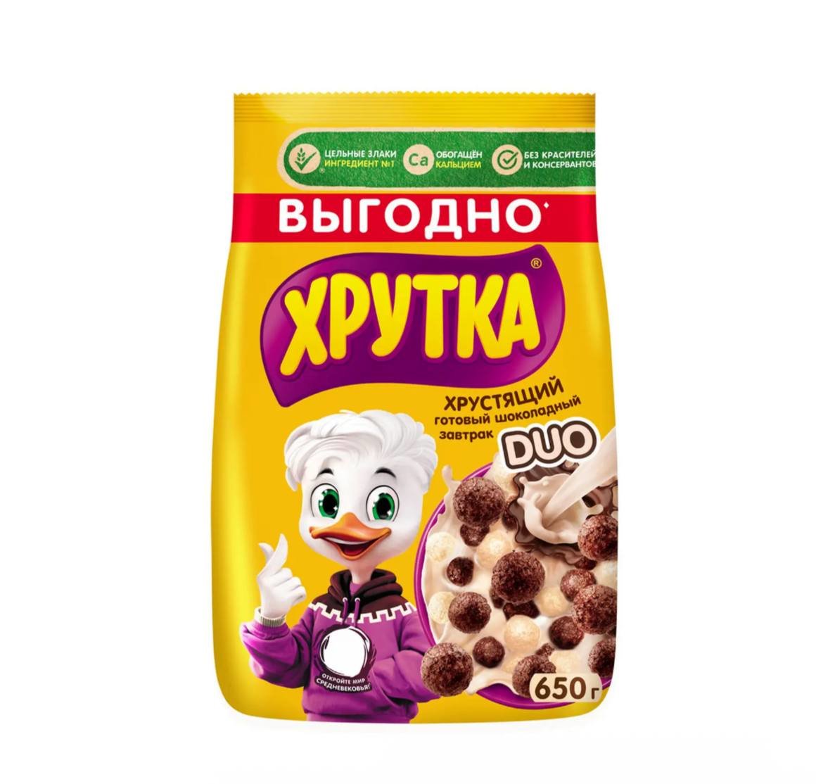 Шарики Хрутка Duo Обогащенные кальцием 650г