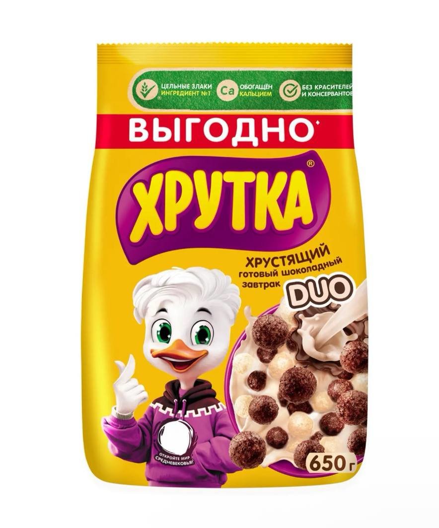 Шарики шоколадные Хрутка обогащенные кальцием 230г