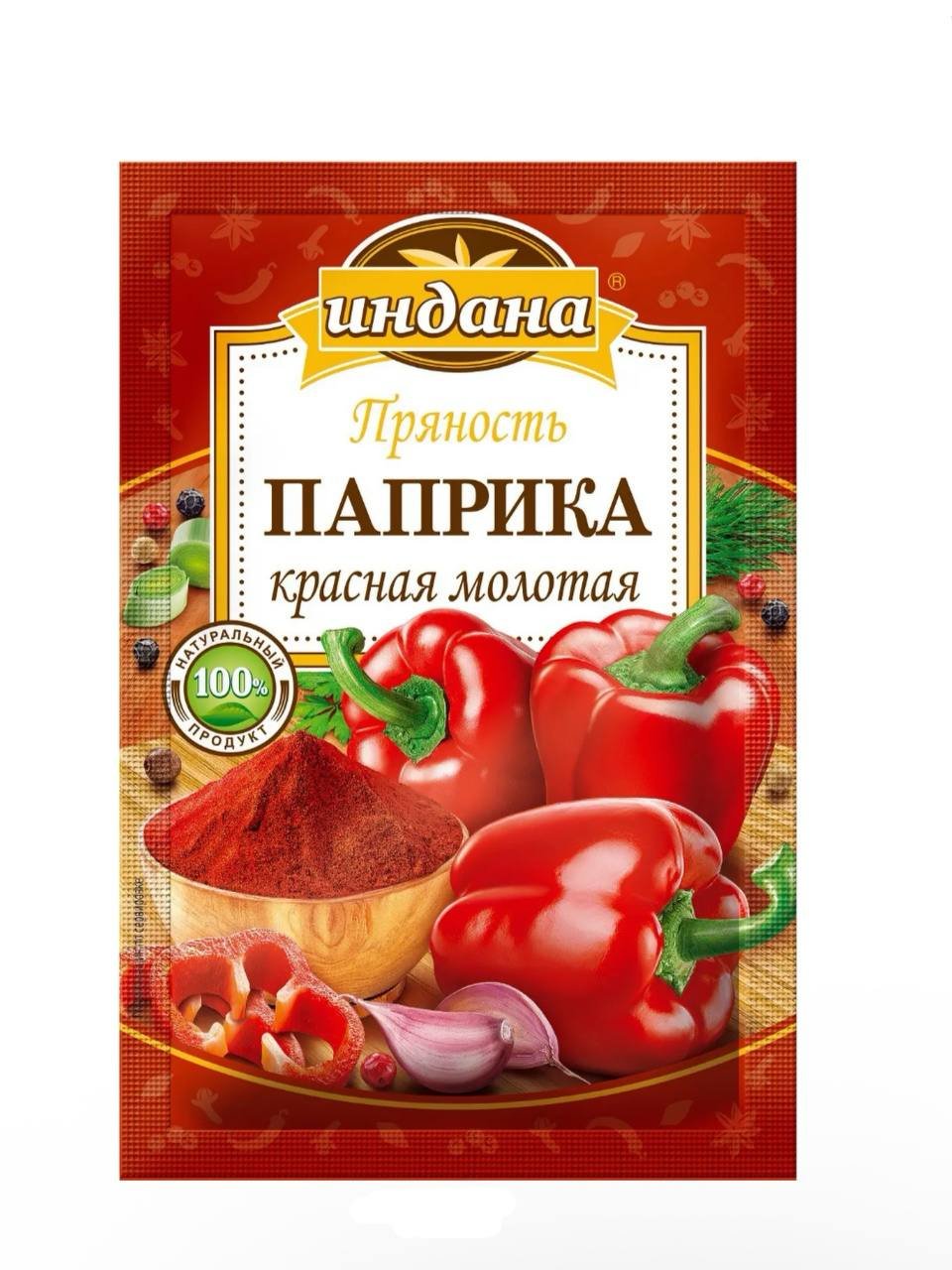 Приправа Индана Паприка красная молотая 15г