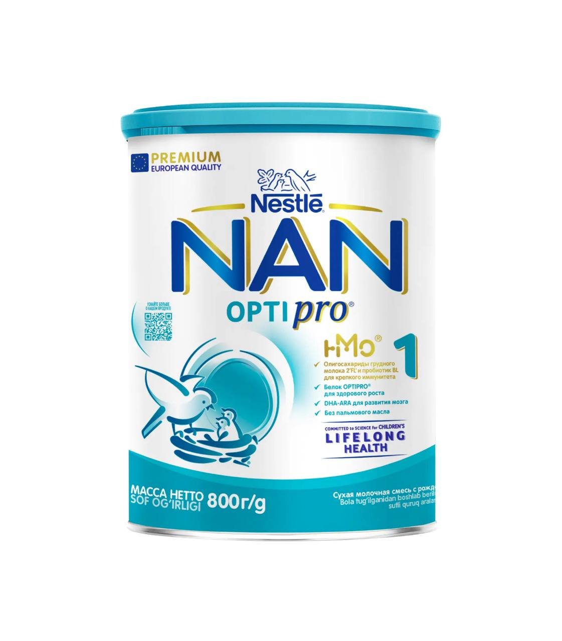 Смесь Nan 1 OptiPro молочная сухая 800г